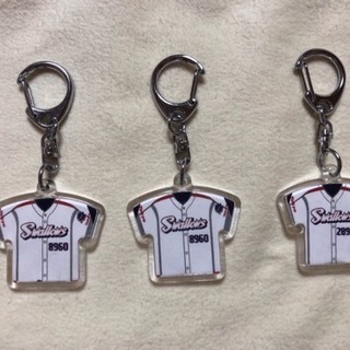 スワローズ キーホルダー 3個の画像