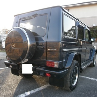 H17　G55AMGロング　V8コンプレッサー　４WD　車検2年付き　サンルーフ　DVDナビ　純正AW　13359の画像