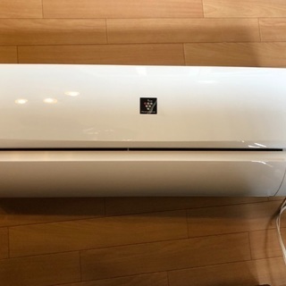 SHARP2018年製と室外機綺麗！約半年保証付き6畳用【本日限り値下げ】