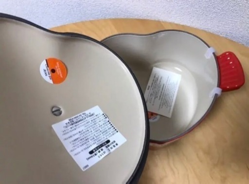 【未使用＊美品】ル・クルーゼ＊ハート形鍋 1.9ℓ