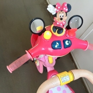 おしゃべりカーゴトライク ミニー 三輪車 手押しの画像