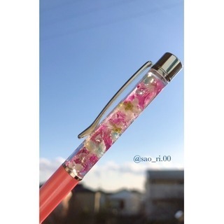 レジンで作る押し花ボールペン＊1dayレッスン