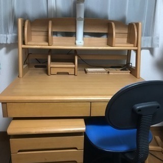 値下げ☆学習机2☆   椅子はオマケ