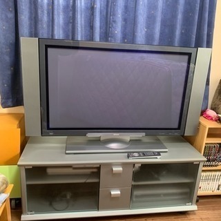 HITACHI プラズマテレビ 42型 wooo※テレビ台付