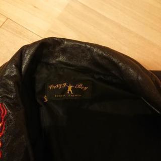 牛皮ライダースジャケットの画像