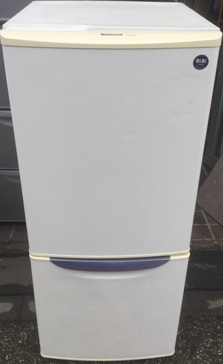 National ノンフロン 冷凍冷蔵庫 NR-BB141J
