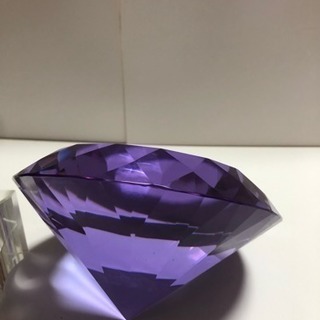 値下げ★特大★クリスタルダイヤモンド型  の画像