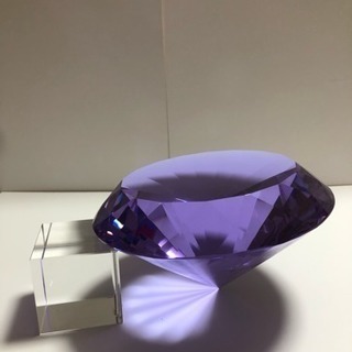 値下げ★特大★クリスタルダイヤモンド型  の画像