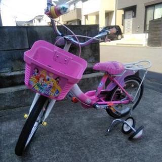 子供用自転車　ディズニープリンセス