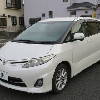 エスティマアエラス！検３２年４月＊純正ナビ＊ワンセグ＊フリップダ...