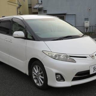 エスティマアエラス！検３２年４月＊純正ナビ＊ワンセグ＊フリップダウン＊バックカメラ＊パワースライド＊スマートキー＊プッシュスタートの画像