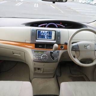 エスティマアエラス！検３２年４月＊純正ナビ＊ワンセグ＊フリップダウン＊バックカメラ＊パワースライド＊スマートキー＊プッシュスタートの画像