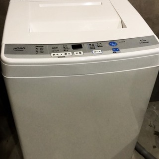 高年式★アクア　2016年　4.5ｋｇ　洗濯機　*M*