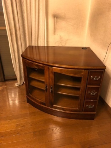 コーナー家具☆収納☆サイドボード☆テレビボード☆アンティーク調［成約済み］