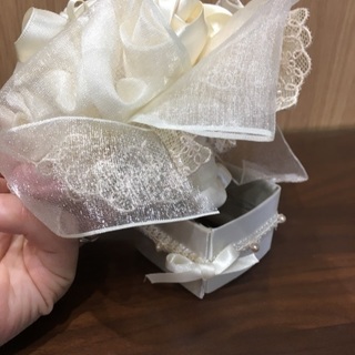 結婚式 リングピロー ビスチェバストパット の画像