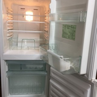 2ドア 冷蔵庫(冷凍庫付き) ホワイト 値引きしましたの画像