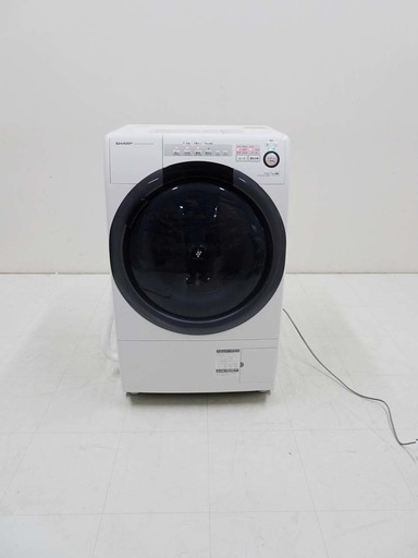 超美品 動作保証 SHARP シャープ コンパクトドラム洗濯機 ES-S7C 7キロ 2018年製　-2