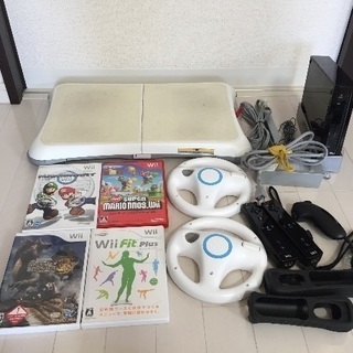 Wii本体セットとソフト他すべてセット売り