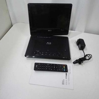 ダイニチ電子 10.1インチ ポータブルDVDプレーヤー ブルー...