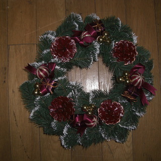 クリスマスリース  中古の画像