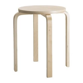 IKEA  FROSTA　スツール　いす　バーチ材合板