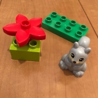 今日明日で受け渡し可能な方限定！200円引きします！【美品】LEGO デュプロ ぞうさんのバケツ +おまけ付きの画像