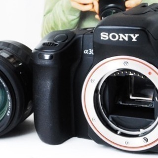 ★ビギナー向け★手ぶれ補正機能★動く液晶★CFカード付き★ソニー α300 安心補償あり！ ☆ビギナー向け☆手ぶれ補正機能☆動く液晶☆CFカード付き☆ソニー