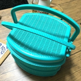お引渡し済 ピクニックバスケット 2段 お花見に。