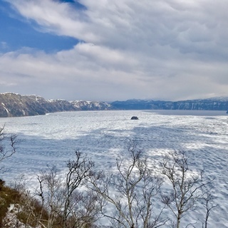 絶景 摩周湖でスノボでフリーラン！ 【木村拓哉さん,綾瀬はるかさん出演の南極大陸のロケ地にも使われた！！】北の大地、摩周湖の麓絶景パノラマの中、あなたの酪農生活、ここからスタートさせませんか？の画像