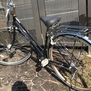 自転車 27インチ 変速6段 オートライト