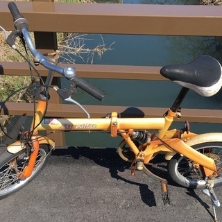 配達あり 中古折りたたみ自転車 6段ギア