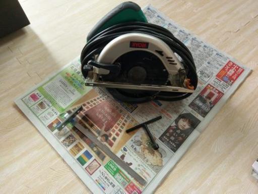 誤って削除しました、すみません リョービ丸鋸 便利な工具、おまけつき
