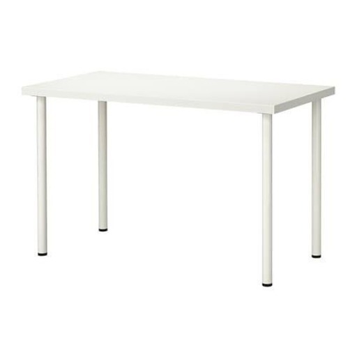 【ほぼ新品】IKEA リンモン ホワイトテーブル