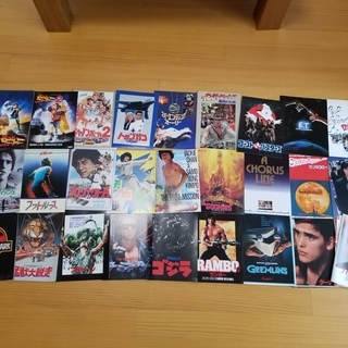 コレクターの方にお勧め　1980年代の映画のカタログセット