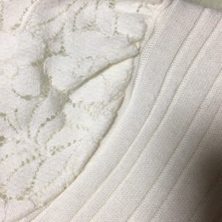 アベイル 夏物 半袖 リブニット used品の画像
