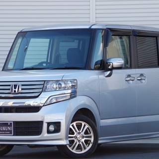 ホンダ Ｎ　ＢＯＸ カスタム　Ｇ　Ｌパッケージ シルバー　自社ロ...