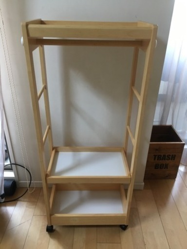 木製 キッズ ハンガーラック