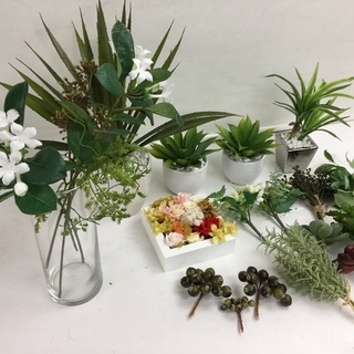 観葉植物 フェイクグリーン大量セット（1枚目のが全部です）
