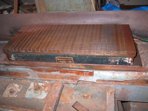 フジ磁工　500X200X80　マグネットチャック　引き取り限定