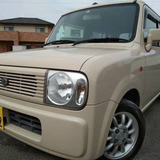 車検33/3！2年付！ラパン！ミルクティーベージュ！乗って帰れます！の画像