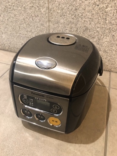 【受付中】極美品 説明書付 Panasonic パナソニック 電子ジャー炊飯器 0.54L 3合炊き SR-MZ051 ブラック ライスクッカー 家電多数出品中