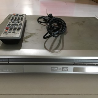 Pioneer製　HDDレコーダーDVR 515H-S　03年製120GB　リモコン付き【ジャンク品】の画像