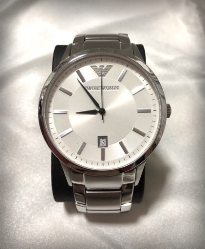 ◆EMPORIO ARMANI◆腕時計◆AR-2430◆クォーツ◆シルバー◆