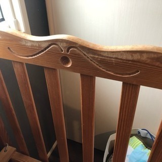 ベビーベッド ライナー付きの画像