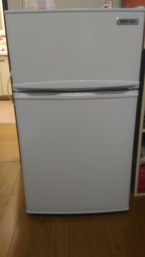 中古　BESTEK 冷蔵庫 小型 冷凍冷蔵庫 直冷式 2ドア 85L 右開き BTMF211