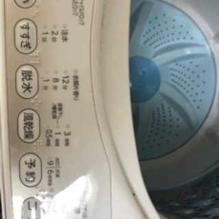 風乾燥機能付き洗濯機-東芝2015年製の画像