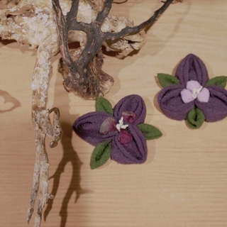 和の習い事　江戸つまみ細工『杜若』銀座教室１Day Lesson　基礎講座の画像