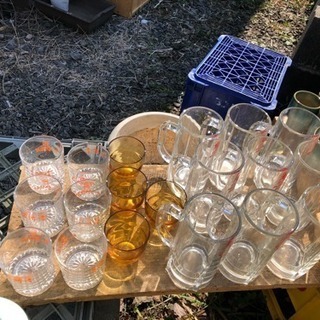 グラス類 ビールジョッキ たくさんあります。の画像