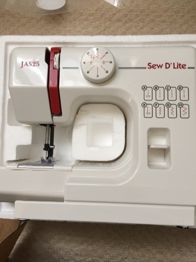 ジャノメ電動ミシンＪＡ525 未使用
