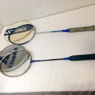 500円　バドミントン　ラケット　2本　カバー付き　YONEX　...